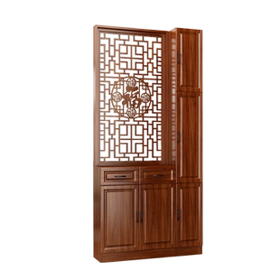 屏风隔断客厅2024新款现代简约正对入户门玄关柜新中式置物架鞋柜