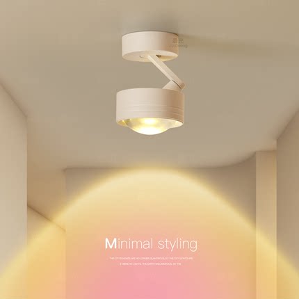 夕阳过道灯日落灯氛围玄关灯射灯led客厅卧室吸顶灯2025新款灯具