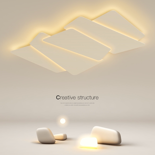 全光谱led客厅灯现代简约吸顶灯创意卧室餐厅灯房间2025新款 灯具