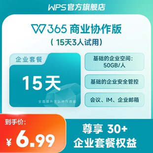商业协作版 365 15天试用体验卡 WPS