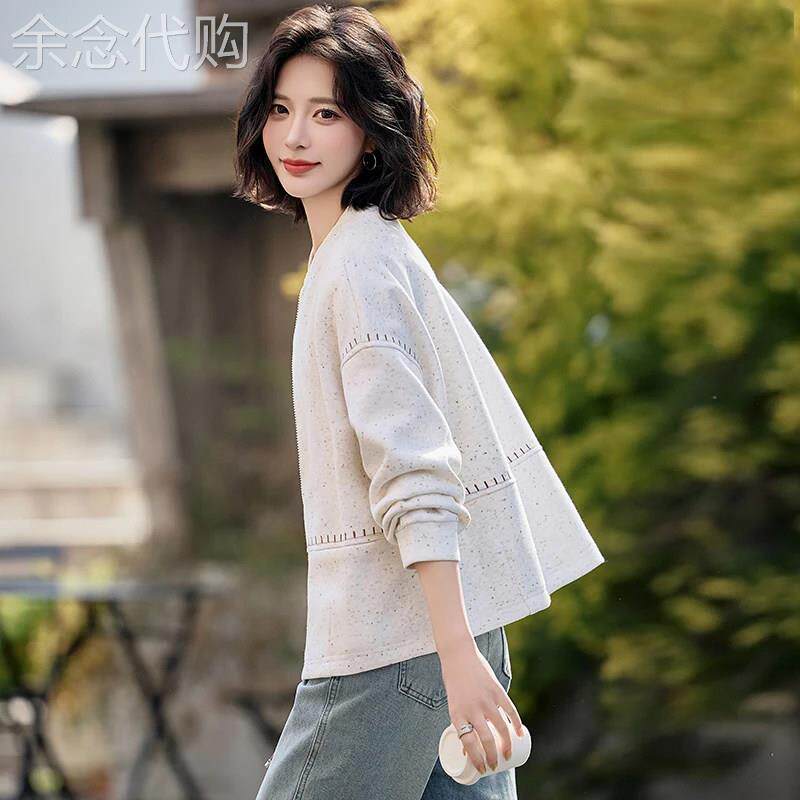 小香风外套女春秋季2026新款高级感小个子短款棒球服夹克开衫上衣