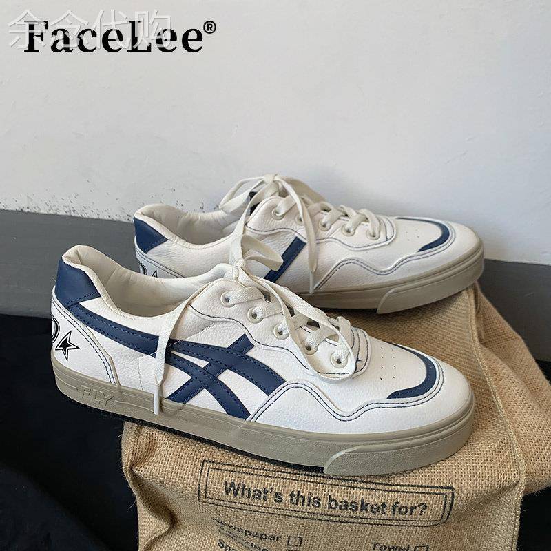 FaceLee日本设计师联名款鞋子男潮鞋2026新款低帮休闲鞋男ins鞋带