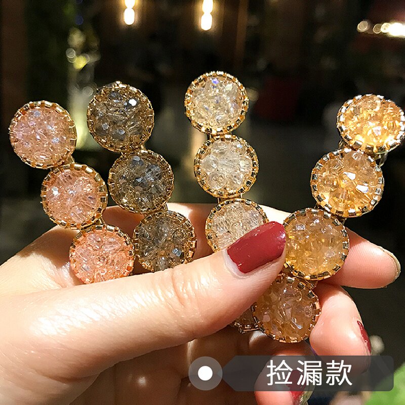 撿漏款！泫雅風發夾發卡韓版網紅少女邊夾水晶百搭壹字夾頂夾發飾在類目 飾品/流行首飾/時尚飾品新, 髮飾中 - 來自Buy2taobao.com提供專業的淘寶代購服務