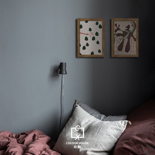 Saulo 抽象艺术沙发玄关卧室餐厅客厅壁画双联组合画 北欧风格