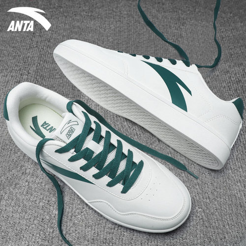 安踏潮流低帮板鞋男鞋小白鞋