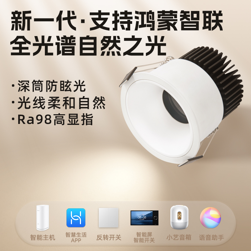 支持鸿蒙智联hilink智能防眩射灯