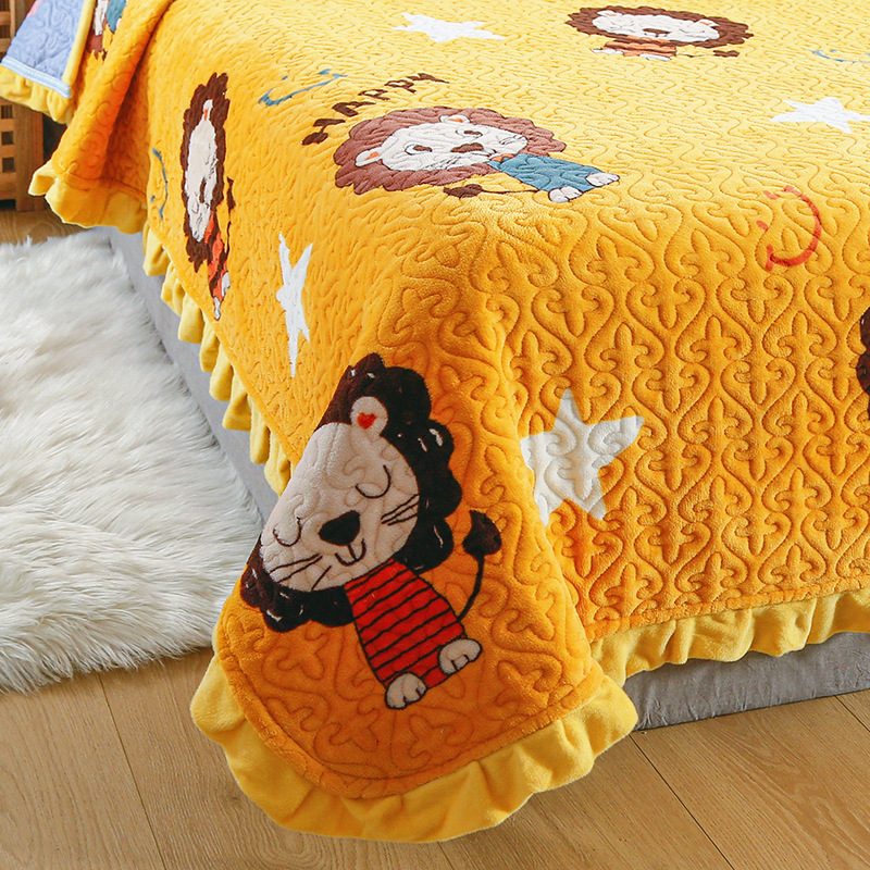 牛奶绒床盖单件夹棉床单双面毯榻榻米三件套水晶绒大炕罩2021新款|msdalam kategori seperai dan bantal, sarung katil - dari Buy2taobao.com untuk memberikan perkhidmatan ejen Taobao profesional membeli