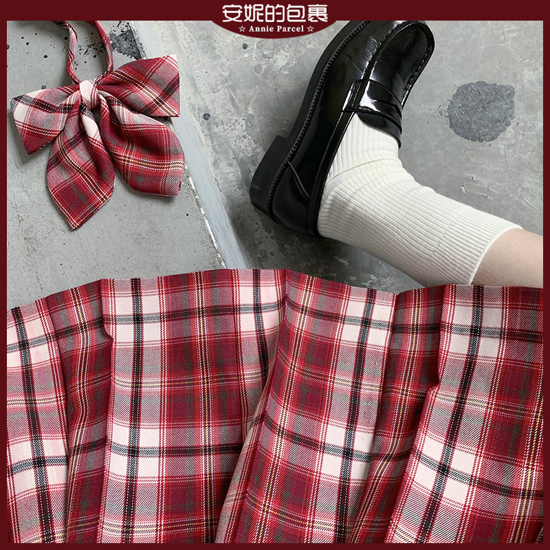 安妮的包裹制服馆 嗜血玫瑰 原创JK制服正版格裙辣妹半身裙百褶裙