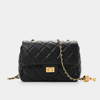 【原499丨小香家同款包包】经典女士小金球单肩斜挎包SDX20093