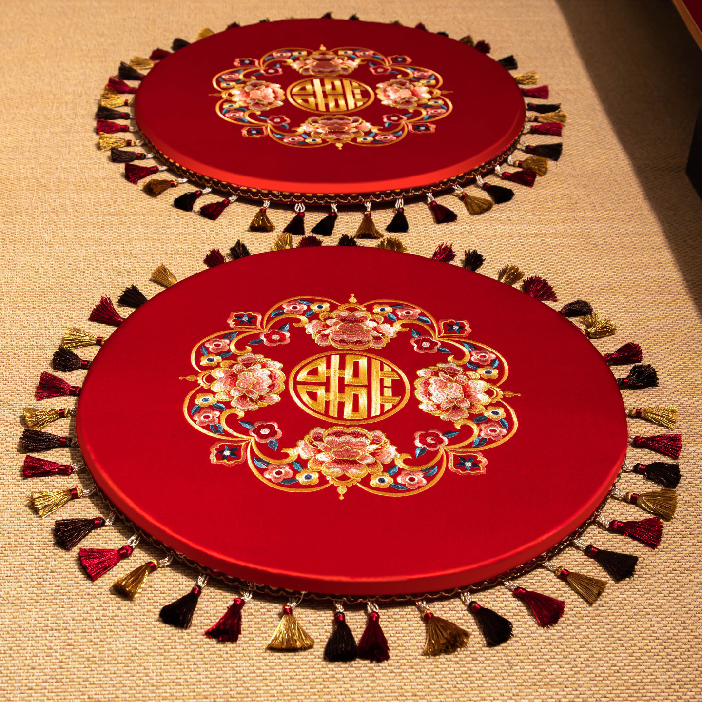 婚礼敬茶跪垫喜字结婚专用坐福垫一对敬酒跪拜红色喜垫新娘改口用,居家布艺,椅垫,淘宝优惠券,粉丝福利购,淘宝优惠卷