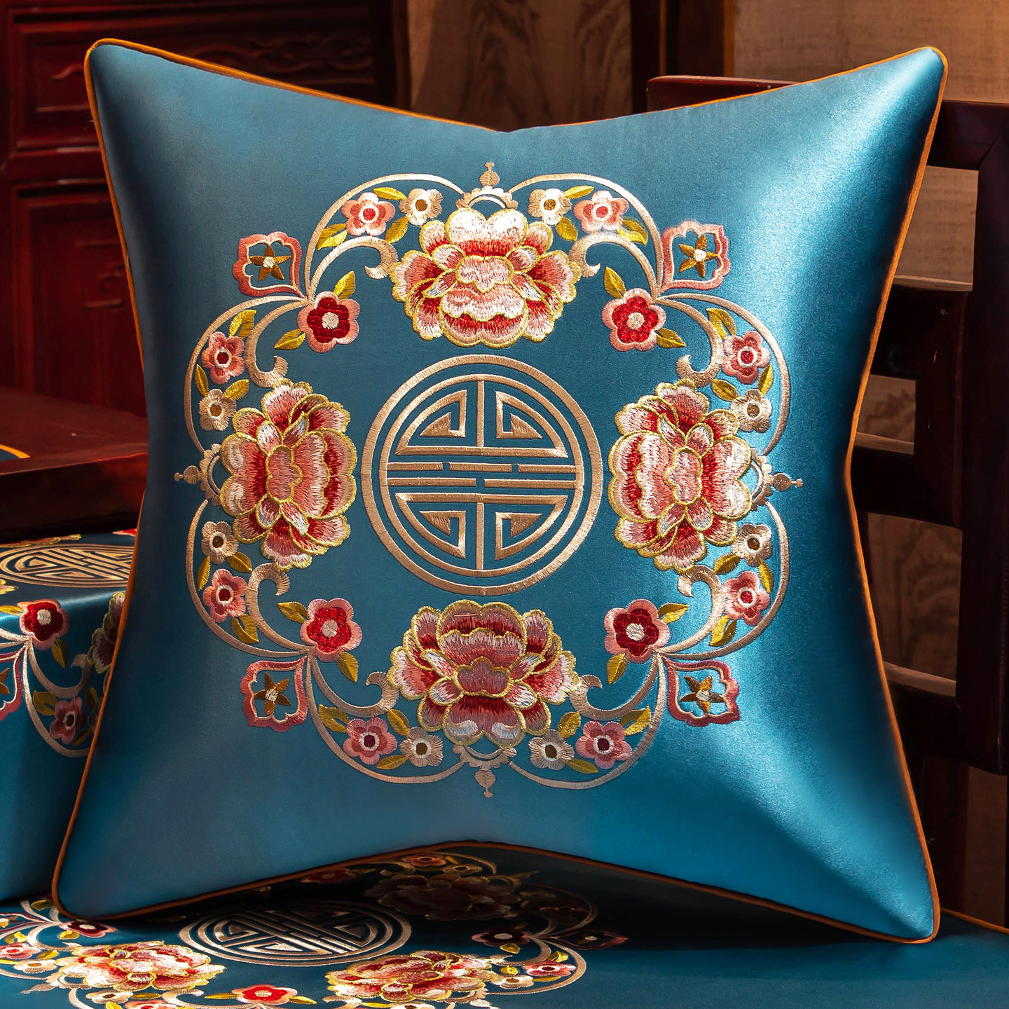 新款中式沙发抱枕中国风靠枕