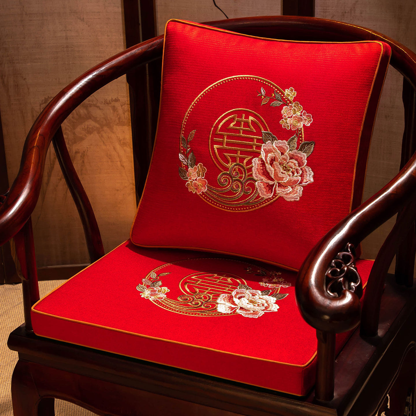 中式椅垫带靠背护腰红木沙发坐垫圈椅餐椅茶桌椅靠垫实木椅子腰垫,居家布艺,美臀垫/保健坐垫,淘宝优惠券,粉丝福利购,淘宝优惠卷