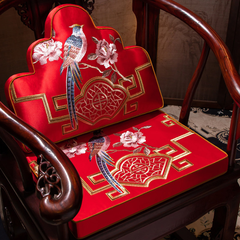 中式红木椅子垫乳胶坐垫沙发垫办公室椅垫家用太师椅茶圈椅垫定制,居家布艺,椅垫,淘宝优惠券,粉丝福利购,淘宝优惠卷