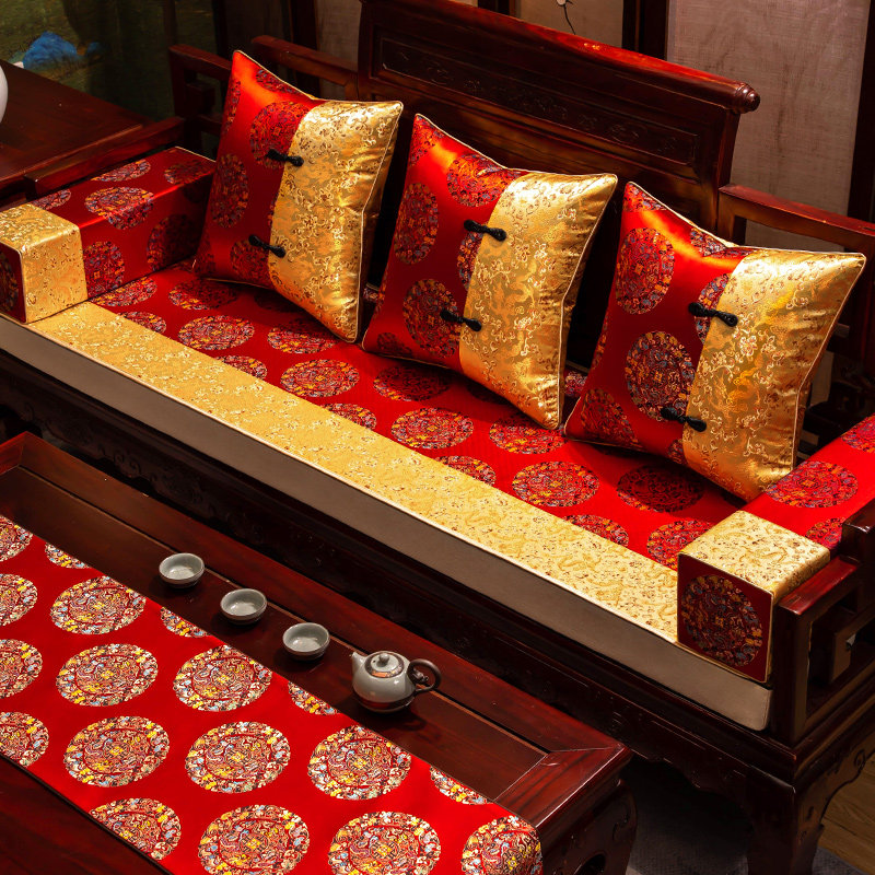 新中式沙发垫套罩红木沙发垫实木家具套罩四季通用罗汉床垫沙发巾,居家布艺,沙发套,淘宝优惠券,粉丝福利购,淘宝优惠卷