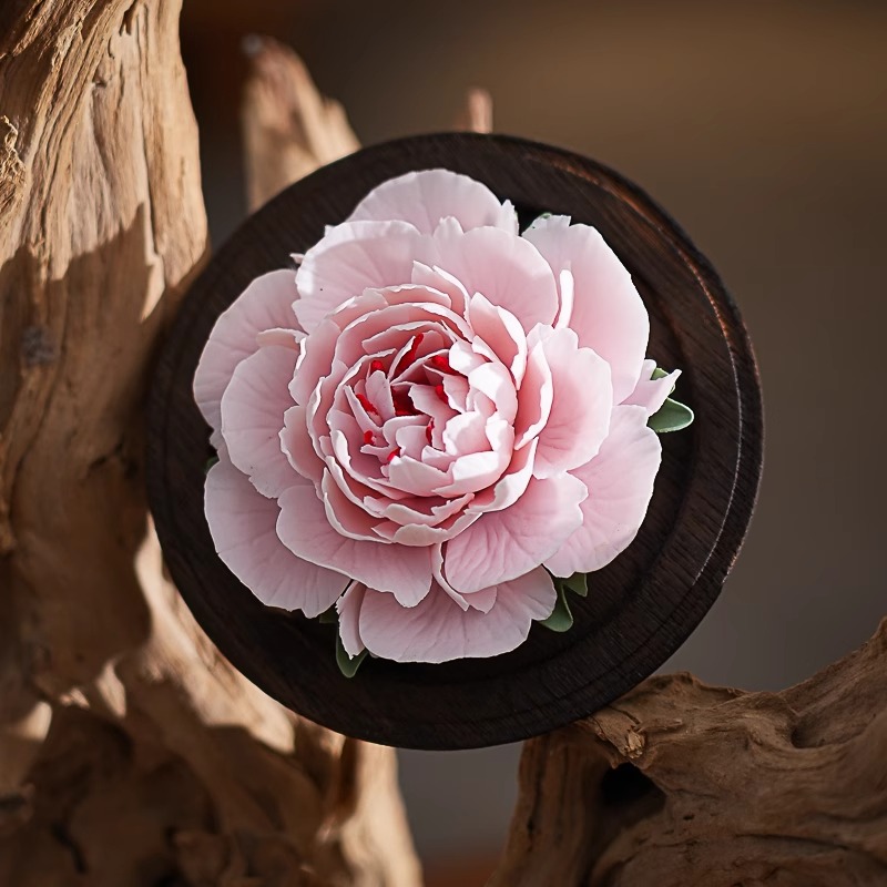 瓷花香薰摆件永生花节日礼品