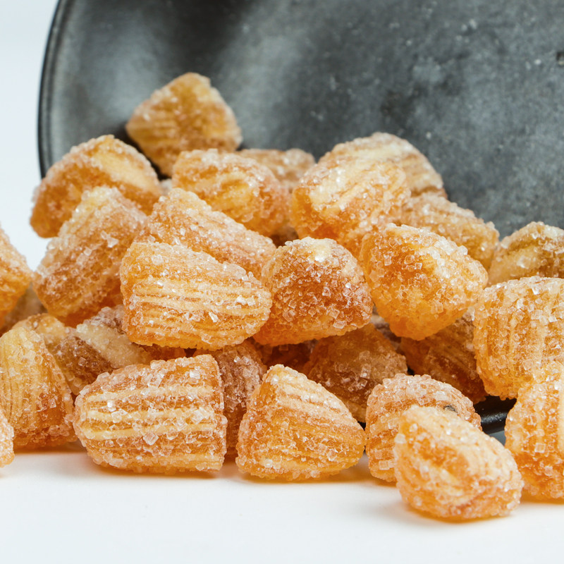 粽子糖闽南厦门特产老式麦芽糖三角硬糖老式古早味糖果茶点罐装