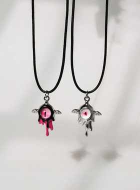 恶魔之眼可爱小怪兽日韩锁骨链