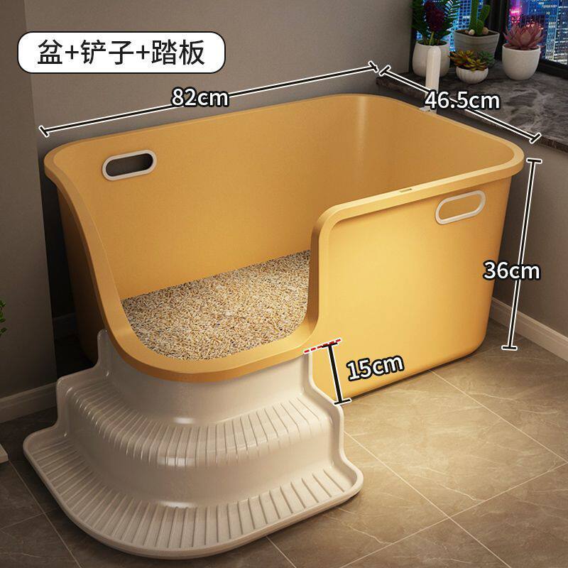 多猫家庭猫砂盆超大号开