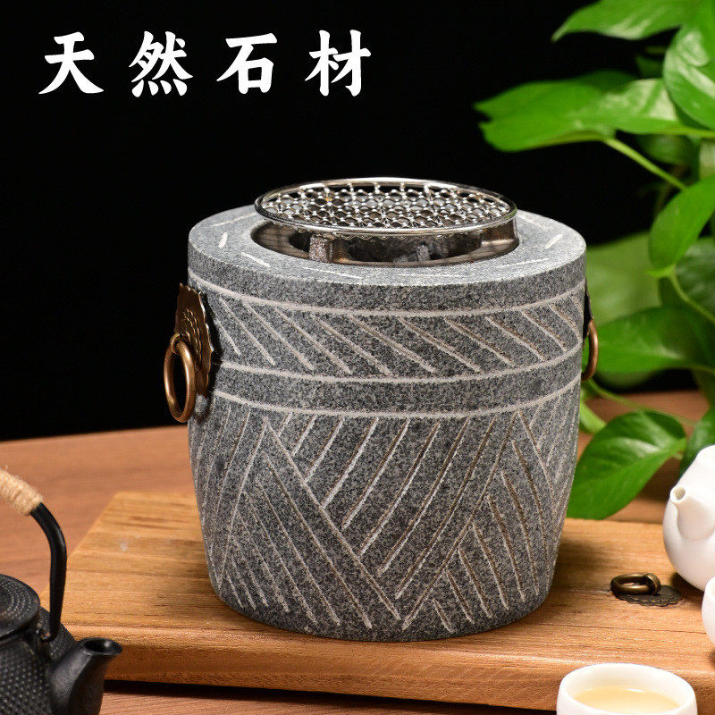 石头炉子围炉煮茶小火炉