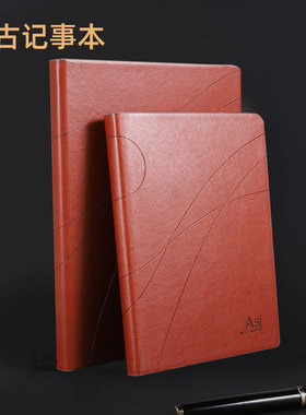 XD18k40笔记本子a5商务日记本办公用品文具记事本b5工作会议记录本复古简约文艺精致大学生可定制可印LOGO
