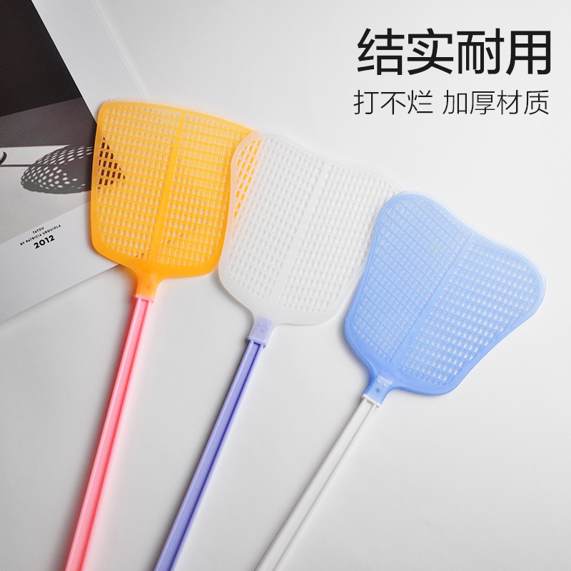 茶花苍蝇拍塑料拍大号加长