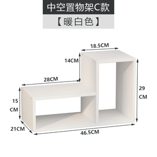 收纳架子桌面办公室厨房置物架隔板分层书架小架子家用台面多功能