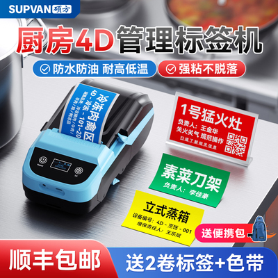 【10年不褪色】厨房4D管理标识