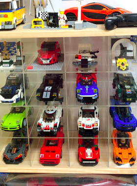 亚克力车模展示柜适用乐高75892/75895迈凯伦塞纳speed赛车系列