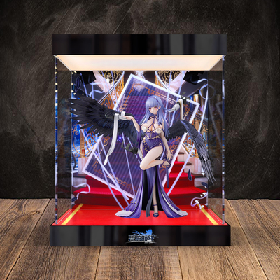 适用NEONMAX碧蓝航线 黛朵 多愁的BisqueDoll 手办灯光高透展示柜