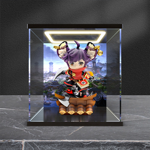 防尘架适用 王都密探李元芳 手办模型高清亚克力回型灯收纳展示柜