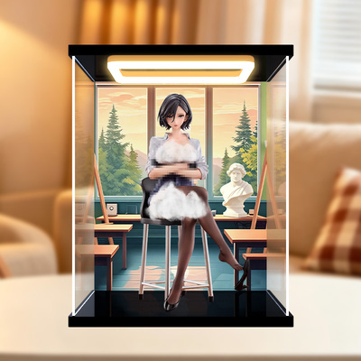 佳寻适用大漫匠Animester 美术教师的课后指导 瑠美 回灯展示柜