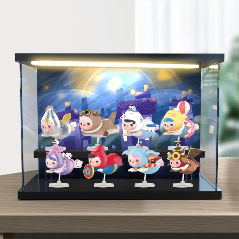 PUCKY精灵飞行系列盲盒场景柜