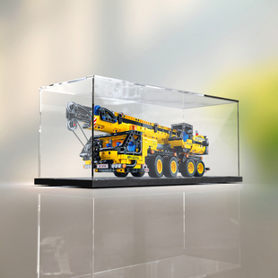 佳寻展示盒 适用乐高42108移动式起重机模型透明亚克力收纳防尘罩