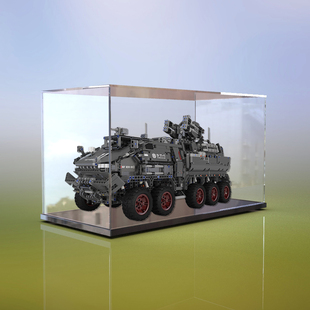 佳寻展示盒 乐高CN171流浪地球积木装甲运兵车积木模型透明防尘罩