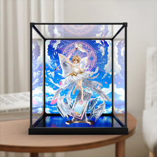 Card篇 Clear 木之本樱手办防尘罩高清展示柜 魔卡少女樱 适用GSC