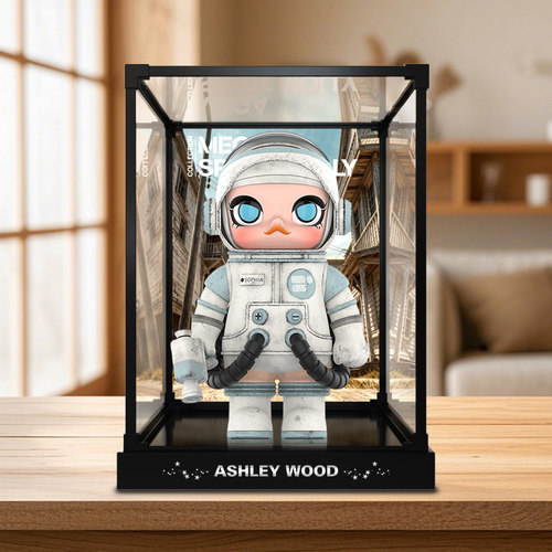 佳寻适用泡泡玛特MEGA SPACE MOLLY 阿什利·伍德 合金框架展示柜