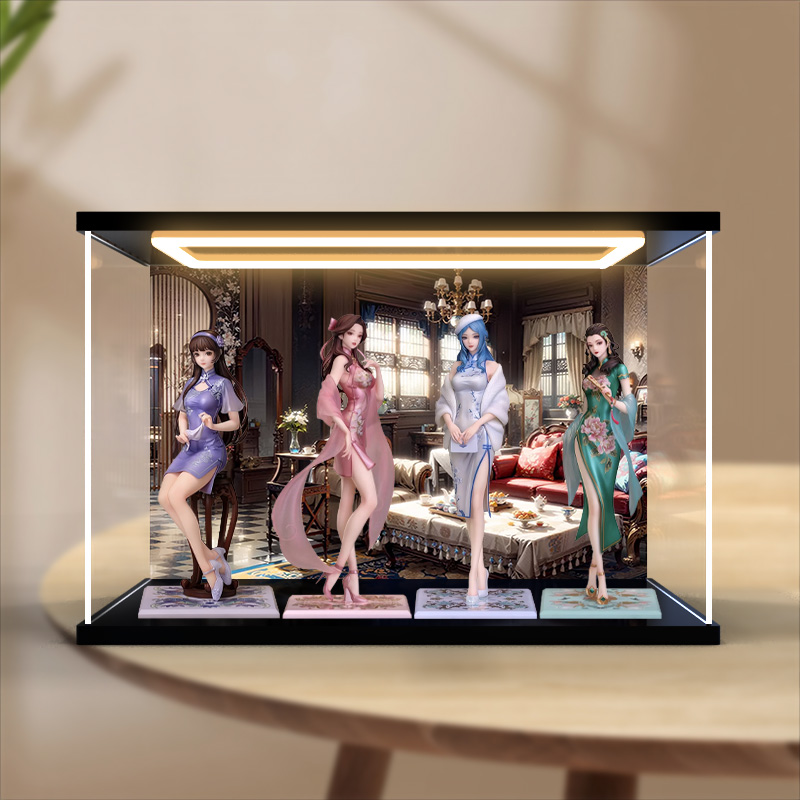 适用镜叔织梦系列王者荣耀貂蝉杨玉环王昭君西施多人亚克力收纳柜