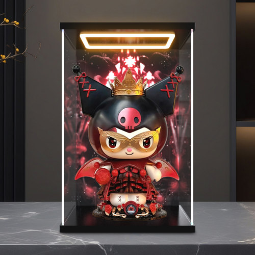 佳寻适用TOPTOY三丽鸥酷洛米古堡暗夜大体积木模型回型灯展示盒