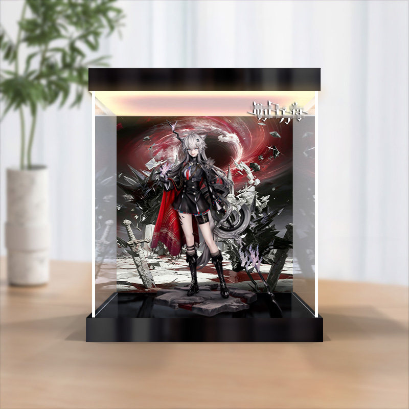 佳寻适用Myethos 明日方舟 荒芜拉普兰德 手办灯箱款展示柜图片