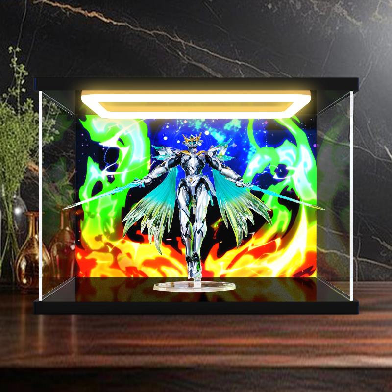 适用 S.H.Figuarts 萨姆 手办模型潮玩亚克力防尘罩回型灯展示柜