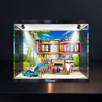 防尘架适用 乐高42639 安德里亚的豪华别墅 手办模型亚克力展示柜