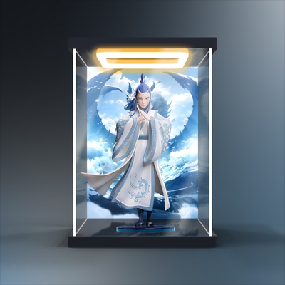 佳寻适用FunCrazy 电影《哪吒之魔童闹海》敖丙 手办回灯展示柜