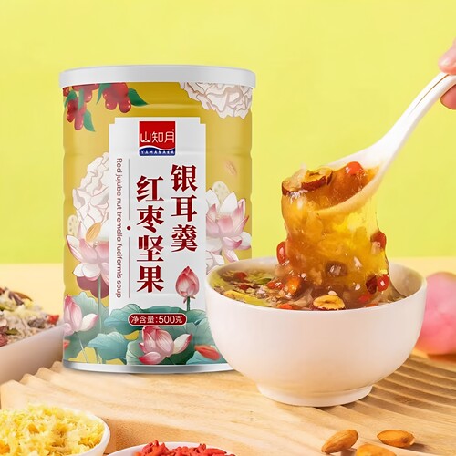 山知月红枣坚果银耳羹代餐500g