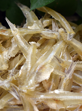 北海无盐海捕去头银鱼仔干500g海鲜干货海燕鱼白帆鱼小鱼仔微甜