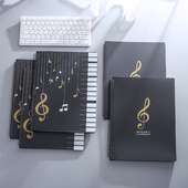多功能活页A4钢琴夹子曲谱乐谱夹文件夹透明插页袋式 多层学生用办公资料册收纳谱夹子孕检夹可定制钢琴谱夹册