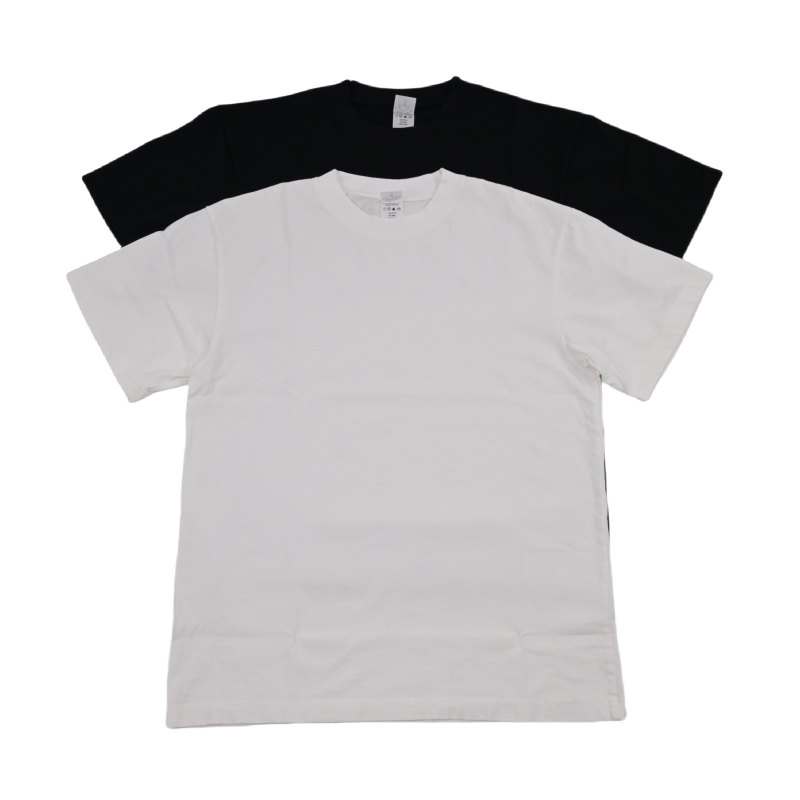 275G日系复古纯色基础款短袖T恤男女同款宽松休闲百搭圆领半袖