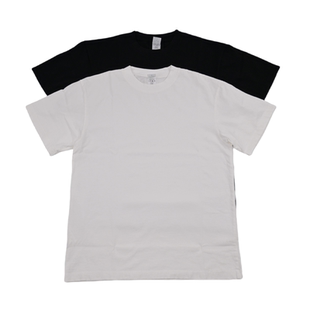 宽松休闲百搭圆领半袖 T恤男女同款 短袖 275G日系复古纯色基础款
