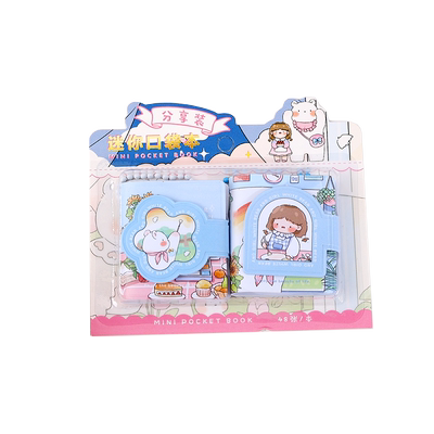 可爱创意迷你小本子挂件豆豆本