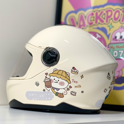 冬季全盔电动车头盔男女通用保暖