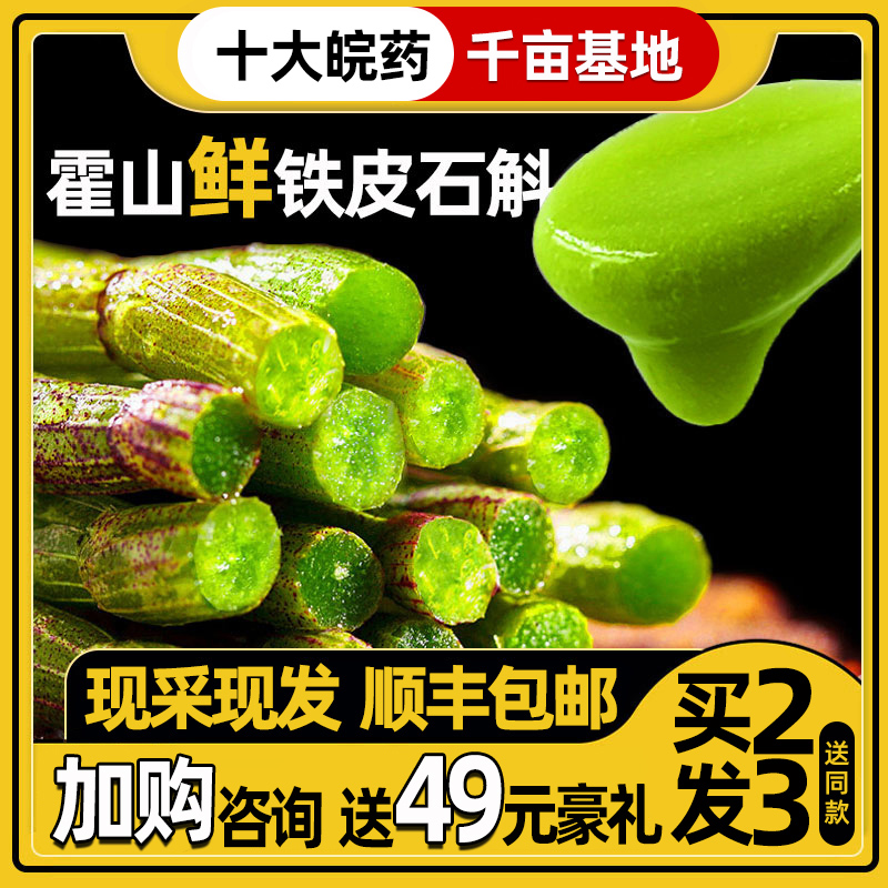 顺丰正宗霍山铁皮石斛鲜条旗舰店